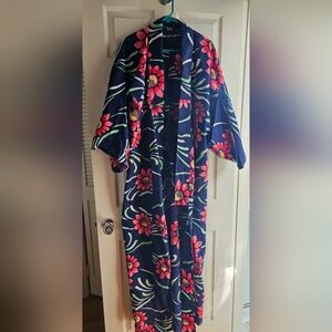 Japanese Yukata Floral Cotton Kimono